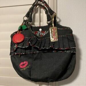 Betsey Johnson Black denim